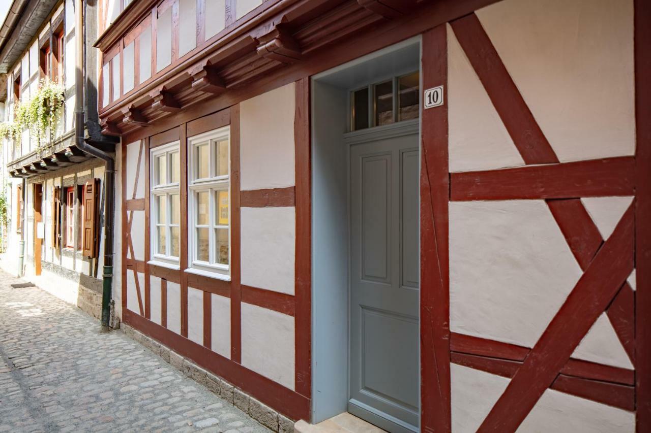 Gäste-Maisonette Martinus Erfurt Esterno foto