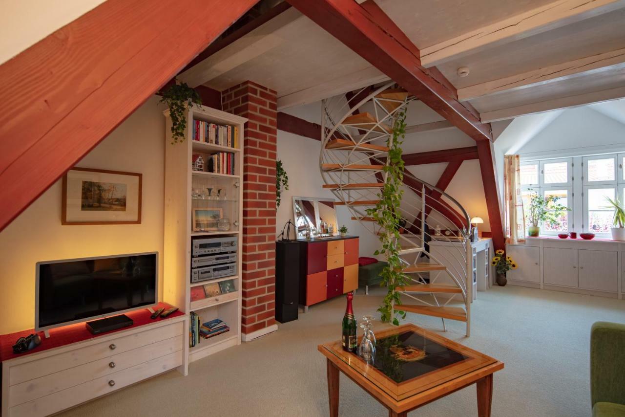 Gäste-Maisonette Martinus Erfurt Esterno foto